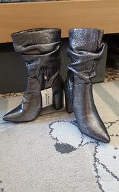 stivaletti argento 37