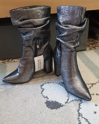 stivaletti argento 37