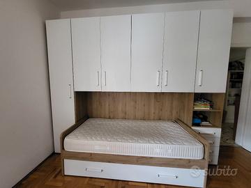 cameretta a ponte con letto estraibile 