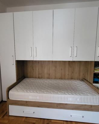 cameretta a ponte con letto estraibile 