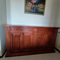 Mobile credenza in arte d'epoca noce nazionale