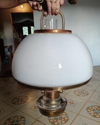 Lampadario neon doppia luce 