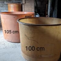 recipiente in vetroresina x vino