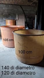 recipiente in vetroresina x vino