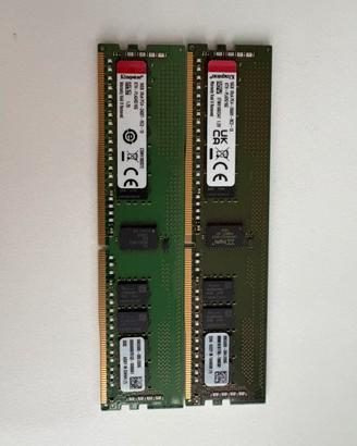 Ram DDR4 ECC 16 + 16 gb