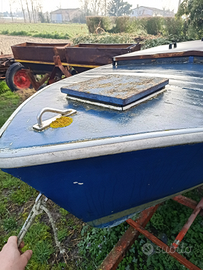 Barca legno vetroresina