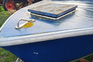 Barca legno vetroresina