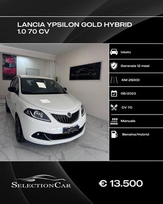 Lancia Ypsilon 1.0 FireFly 5 porte S&S Hybrid Gold