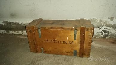 Cassetta porta munizioni 6,5mm in legno