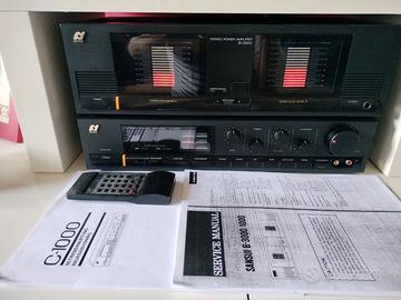 Sansui preamplificatore C1000 + finale B3000