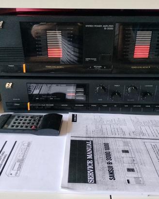 Sansui preamplificatore C1000 + finale B3000