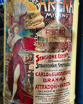 Scatola Latta 1897 Eden Varietà arena