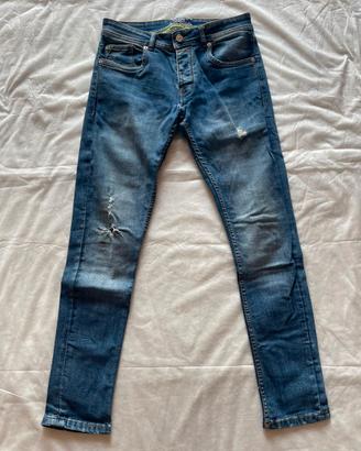 Jeans skinny fit Alcott in denim blu