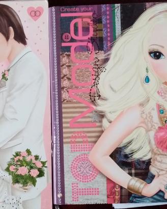 Top Model, libro gioco con trasferelli e figurine