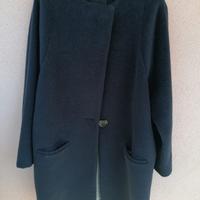 Cappotto donna blu Mariella Rosati