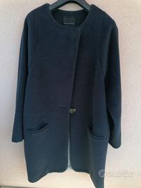 Cappotto donna blu Mariella Rosati