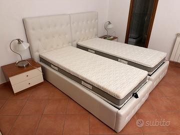 Letto singolo contenitore due letti