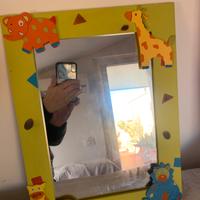 Specchio decorato per camerette