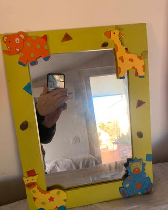 Specchio decorato per camerette