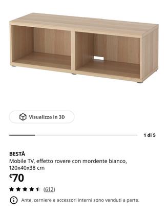 Mobile TV IKEA BESTA (2pz.)