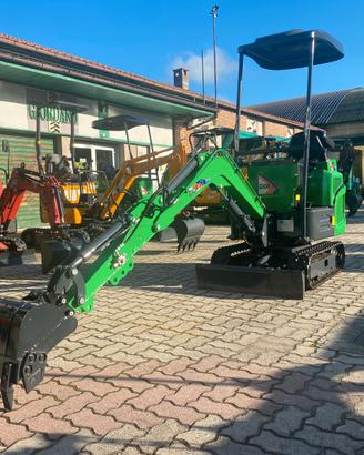 MiniEscavatore GIOR 12 Evo.5 Carro Allargabile