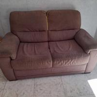 Divano due posti in stoffa