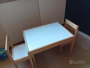 tavolino con 2 sedie Ikea