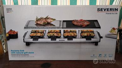 Griglia in pietra nuova con scatola marca severin