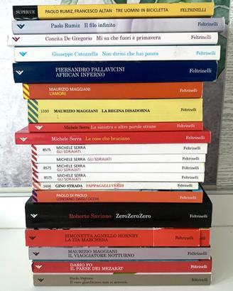 20 libri Feltrinelli di autori italiani