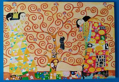 Albero della Vita - G. Klimt - Dipinto a mano