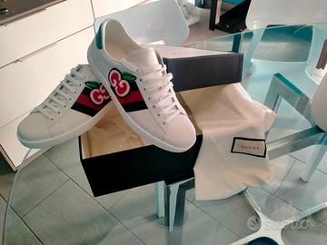 Scarpe gucci hot sale alte bianche