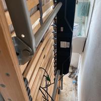 Letto singolo con rete motorizzata