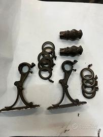 Set completo accesori per tenda vintage