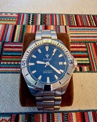 Orologio automatico Cadisen 40 mm quadrante blu