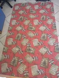 Tovaglia natalizia con note musicali