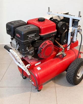 motocompressore e sabbiatrice Valspray
