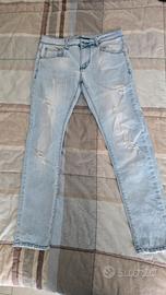 jeans clayton, taglia 46 nuovo