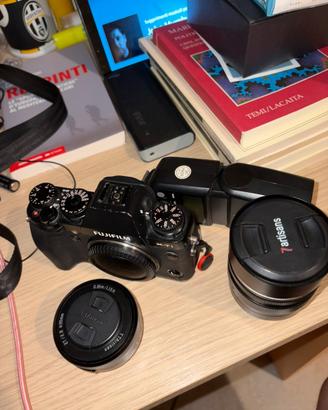 Fujifilm xt1 + obiettivi e flash
