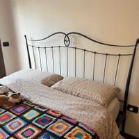 Letto matrimoniale in ferro ( no materasso)