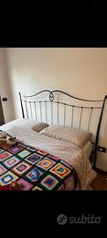 Letto matrimoniale in ferro ( no materasso)