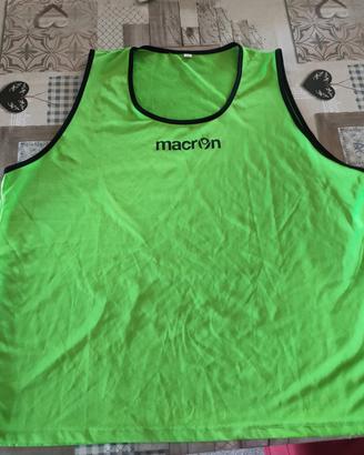 Pettorina Macron Verde Fluo
