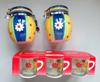 Set Tazzine Caffè + Porta zucchero e caffè 