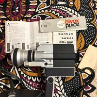 Videocamera Super 8 Sankyo Super CM-800+custodia