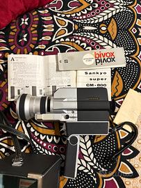 Videocamera Super 8 Sankyo Super CM-800+custodia