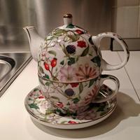 Set da tè in porcellana. 