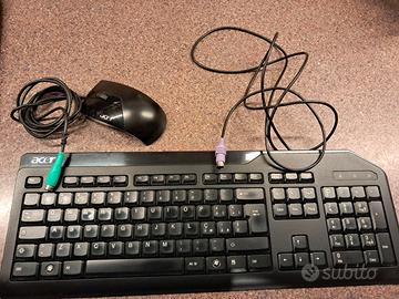 Tastiera e mouse PS2 ACER
