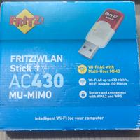 Fritz AC 430 wifi mai usato