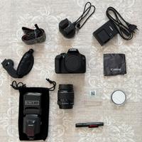 Canon 1300d, obiettivo e accessori