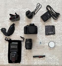 Canon 1300d, obiettivo e accessori