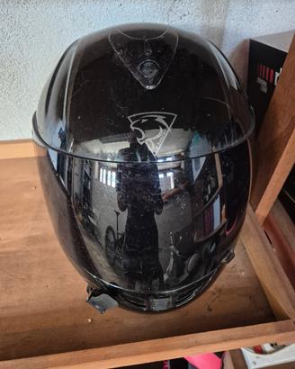 Casco Integrale Moto M. Robert - Nero Lucido (Tagl